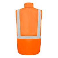 Hard Yakka Hi Visibility Vest With Tape Colour Safety Orange Size S