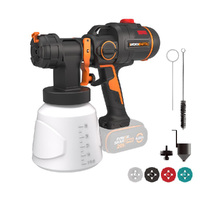 WORX NITRO 20V Brushless HVLP Paint Sprayer Kit with 2.0ah POWERSHARE Battery & Charger WX020.B