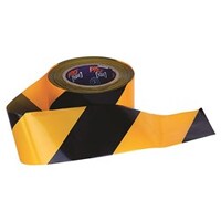 Proch Yellow/Black Barricade Tape 100m X 75mm YB10075