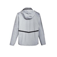 Syzmik Unisex Streetworx Reflective Waterproof Jacket Silver XXS