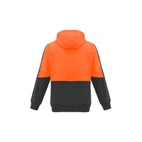 Syzmik Unisex Hi Vis Pullover Hoodie Orange/Charcoal XXS