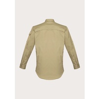Syzmik Mens Rugged Cooling Mens L/S Shirt Khaki XXS