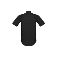 Syzmik Mens Rugged Cooling Mens S/S Shirt Black XXS