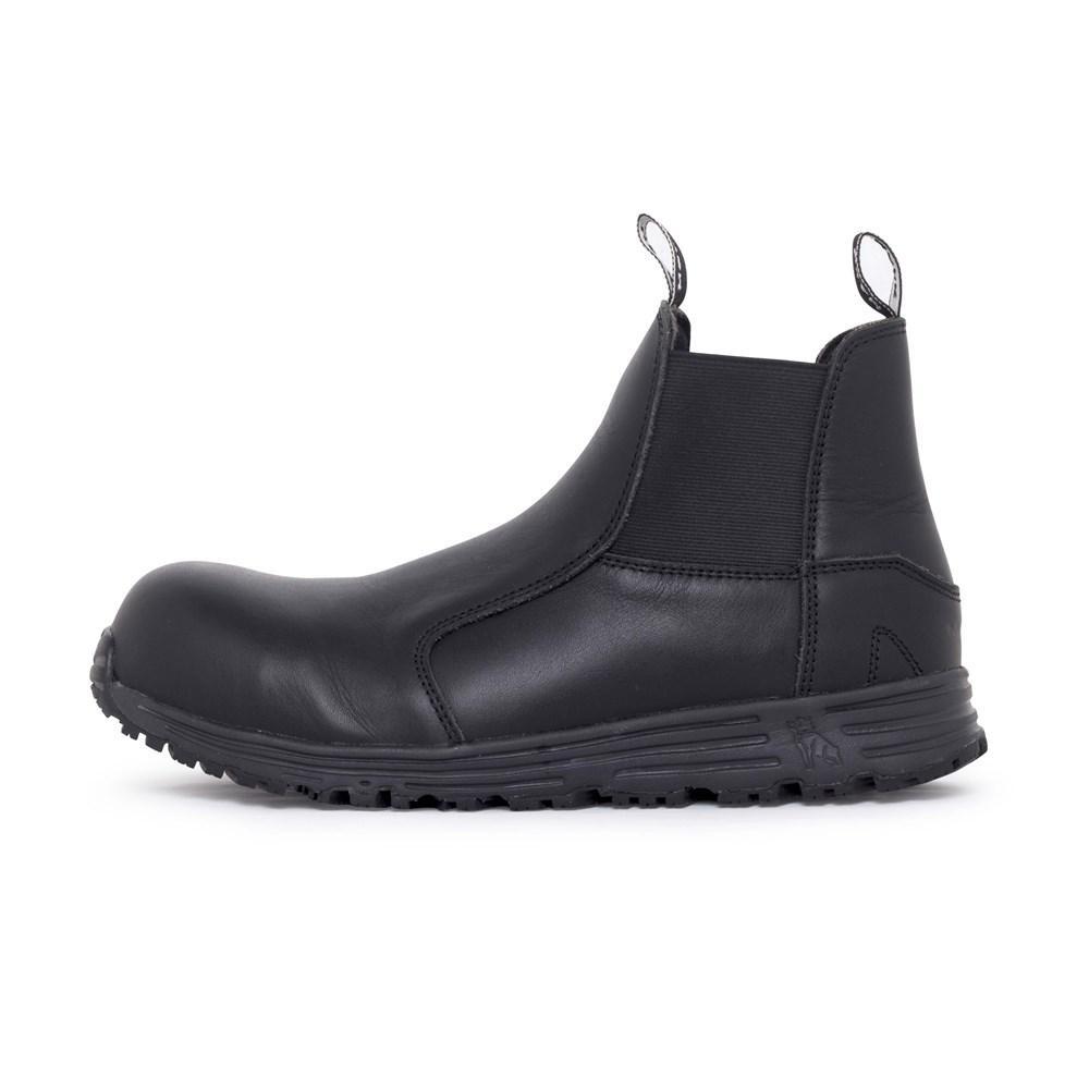 Mack Tuned Slip-On Safety Boots Size AU/UK 4 (US 5) Colour Black