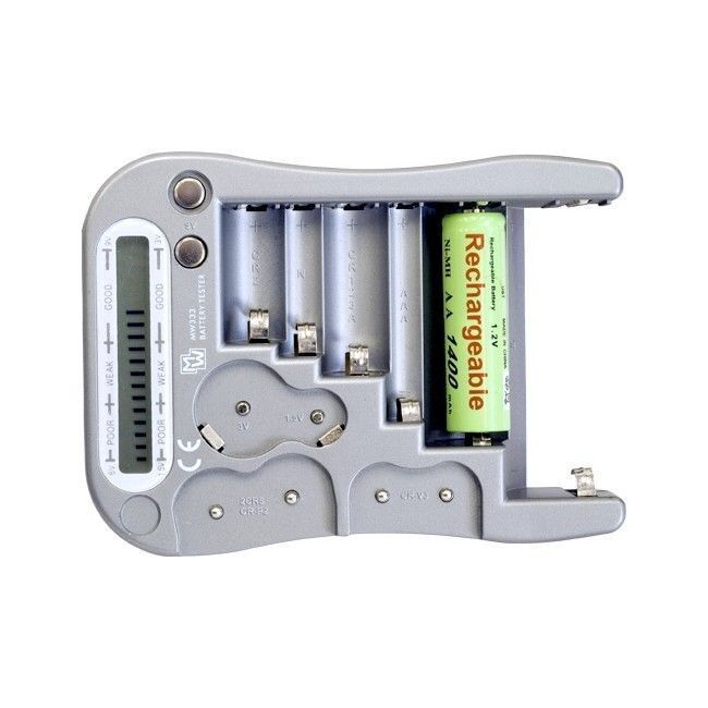 Afwijken detectie spel MW Universal LCD Display Battery Tester for CR2 CR123 AAA AAÂ C And DÂ Batteries | tools.com Afwijken detectie spel MW Universal LCD Display Battery Tester for CR2 CR123 AAA AAÂ C And DÂ Batteries | tools.com