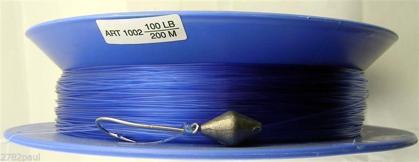10 Inch Hand Caster Pre Rigged with 200m of 100lb Mono Fishing Line