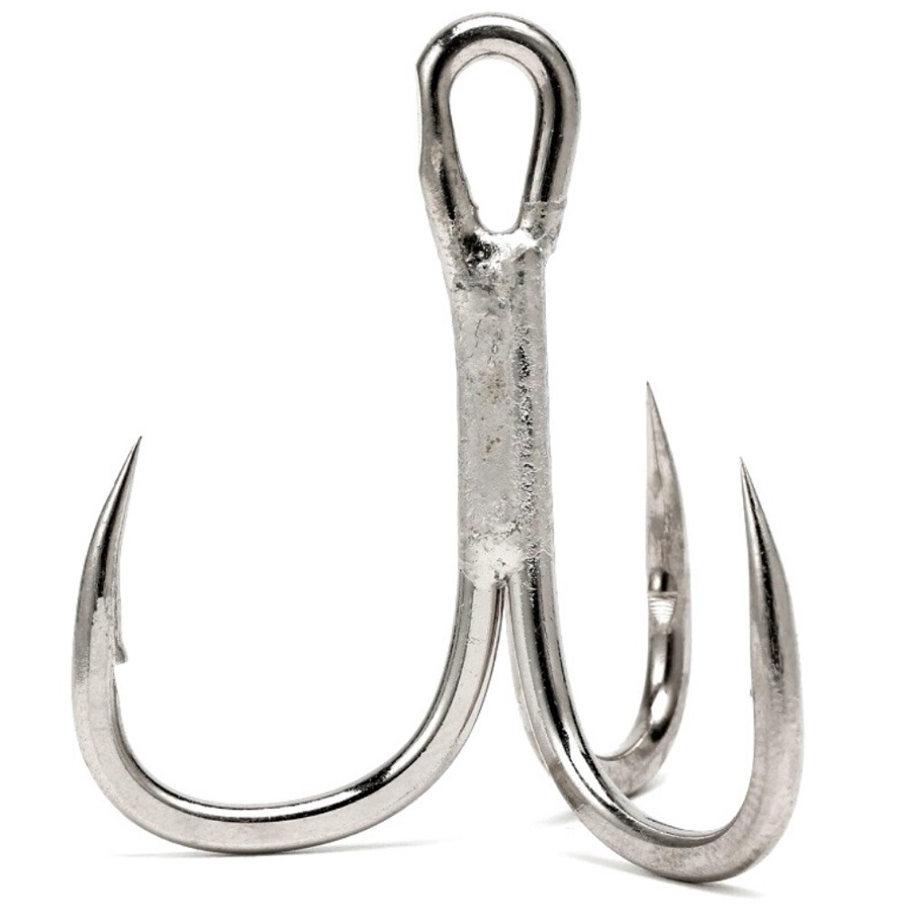 6 Pack of Decoy Y-S23 Treble Fishing Hooks - 3X Strong Monster GT Trebles