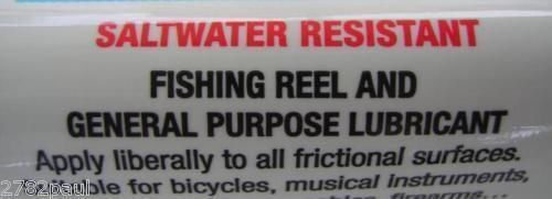 Multi Use Fishing Reel Lubricant - Saltwater Resistant Fishing Reel Oil