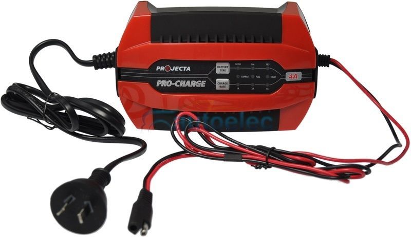 Projecta Pc400 12V 12 Volt Battery Charger 6 Stage 4 Amp 4A  Agm Gel Sla New