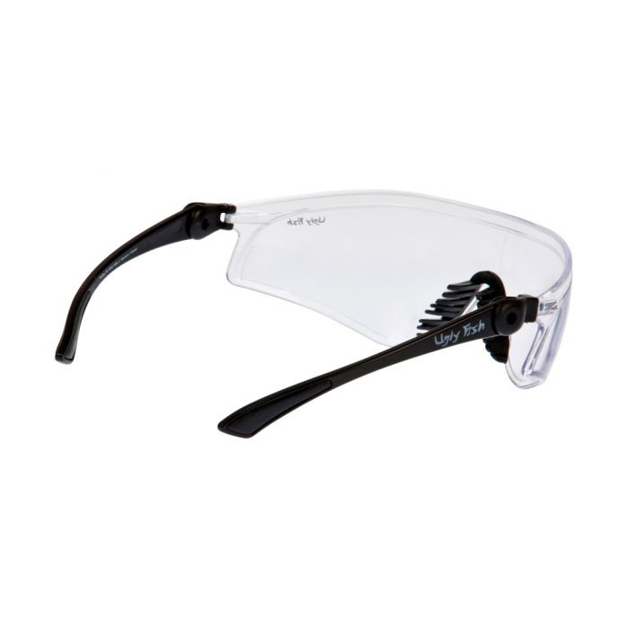 Ugly Fish Flare RS5959 Matt Black Frame Clear Lens Safety Sunglasses