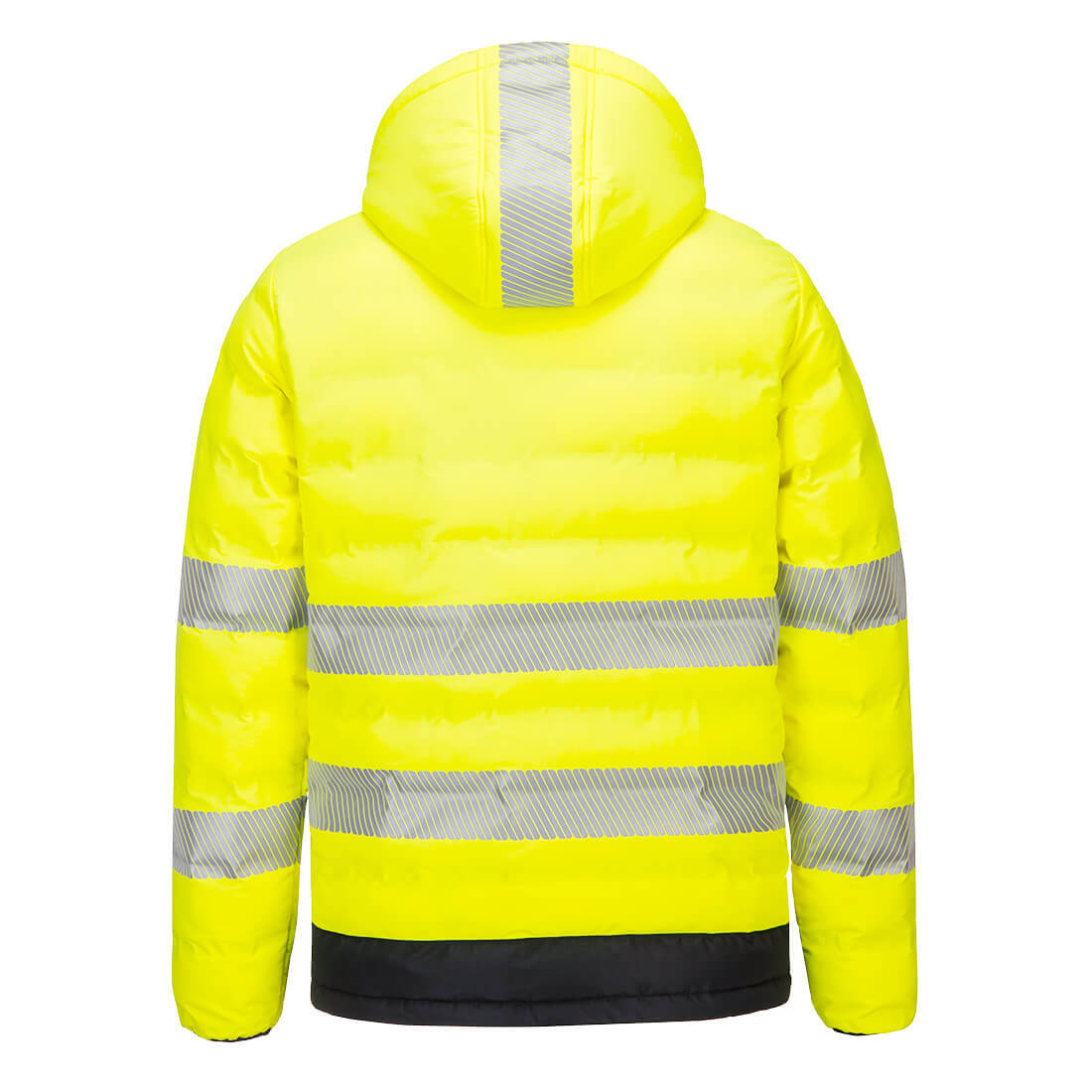 Portwest Hi-Vis Ultrasonic Heated Tunnel Jacket | SafetyHQ