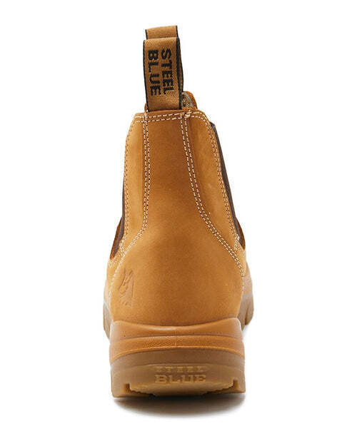 Steel Blue Hobart Scuff Cap Safety Boot Wheat Size AU/UK 3 (US 4)
