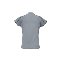 Ladies Blade Polo Black/Silver Grey 6