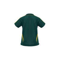 Ladies Flash Polo Royal/Gold 8