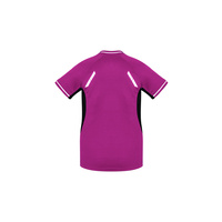 Ladies Renegade Tee Royal/Navy/Fluoro Orange 8