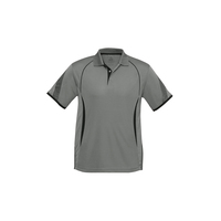Mens Razor Polo Black/White Large