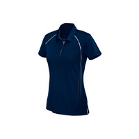 Ladies Cyber Polo Navy/Silver 24