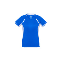 Ladies Renegade Tee Royal/Navy/Fluoro Orange 8