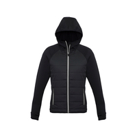 Ladies Stealth Tech Hoodie Black/Magenta XSmall
