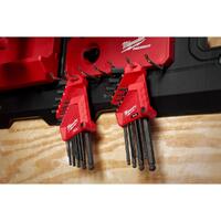 Milwaukee 22 Piece SAE/Metric L-Style with Ball End Hex Key Set 48222187
