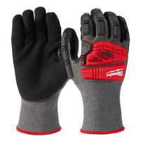 Milwaukee Large Impact Cut Level 5 Nitrile Dipped Gloves 48228982