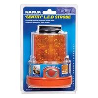 Narva Led Strobe Light Beacon Amber Battery Powered Portable Magnetic New 85320A