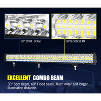 LIGHTFOX 28inch LED Light Bar Spot Beam Triple Row Work Driving Lamp 4WD 28"