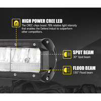 FIERYRED 45inch LED Light Bar Combo Driving Light Truck Offroad 4x4WD