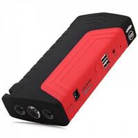 High power 50800mah multi-function car jump starter power bank - red