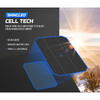 ATEM POWER 12V 120W Solar Panel Kit Mono Fixed Caravan Camping Power Battery Charging