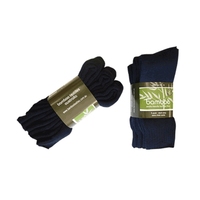 Extra Thick Bamboo Socks Size Mens 4-6 Womens 6-8 Colour Blue
