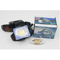 LED Head Torch High Low Beam Flashing Light by PARKSAFE