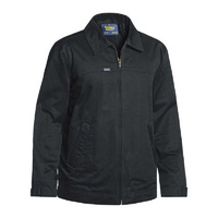 Drill Jacket With Liquid Repellent Finish Navy Size XS