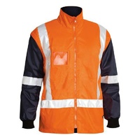 Taped 5 In 1 Rain Jacket Orange/Navy Size XS