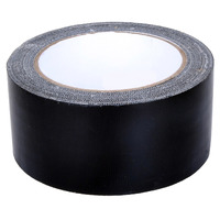 Cloth Tape 48mm x 6m Duct Gaffa Gaffer Blast Flexible Hardware Multi Purpose - Black