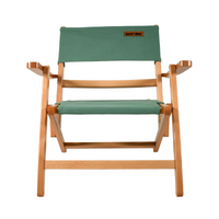 BlackWolf Shale Green Shore Folding Beech Beach Camping Chair Folding