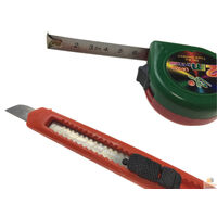 3pc HARDWARE TOOL SET Pliers Measuring Tape Box Cutter Kit