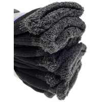 6 Pairs Heavy Duty Merino Wool Work Socks Extra Thick Cushion (Size 6-11)