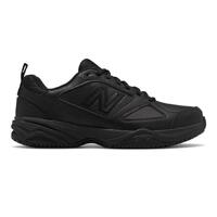 New Balance Men's 2E WIDE Slip Resistant Industrial Shoes Leather Work - Black - US 10.5