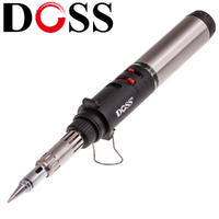 Doss PRO Gas Soldering Iron Kit Soldering Torch Hot Air 3 in1