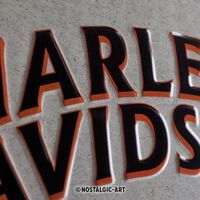 Nostalgic-Art Large Sign Harley-Davidson Model Chart
