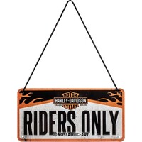 Nostalgic-Art Hanging Sign Harley-Davidson Riders Only