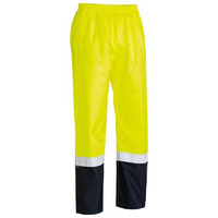 Taped Hi Vis Rain Shell Pants Orange/Navy Size XS