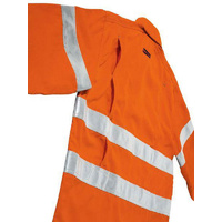 TenCate Tecasafe Plus 700 Taped Hi Vis FR Vented Shirt Orange Size S