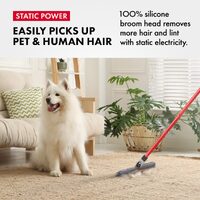 BrightTools Silicone Broom & Squeegee Cleaning System, 3in1 Broom & Squeegee & Quick mop