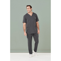 Mens Avery Multi-Pocket Scrub Pant Size 5XL Colour Charcoal