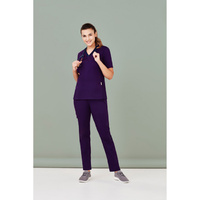 Womens Riley V-Neck Scrub Top Size 3XL Colour Purple