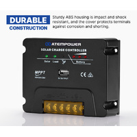 ATEM POWER 20A 12V/24V MPPT Solar Charge Controller