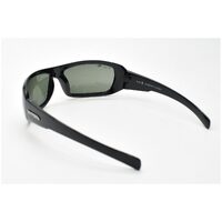 Eyres by Shamir THUNDER Shiny Black Frame Polarised Grey Lens Safety Glasses