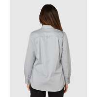 Womens Utility Shirt Dove GreyM